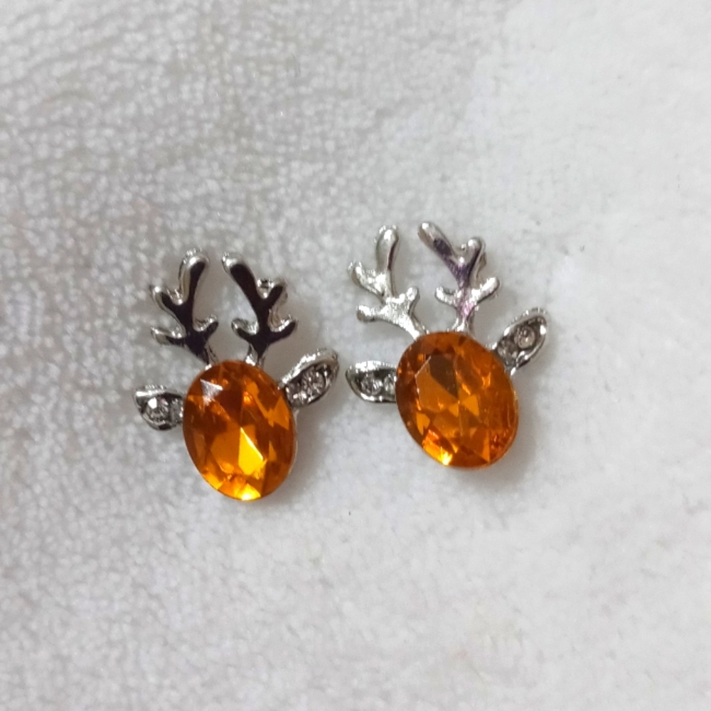 Reindeer Christmas earrings